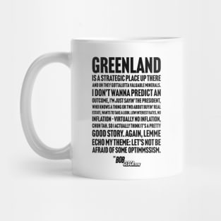 Funny Larry Kudlow Drunken Greenland Rant Bob Cesca Show T-shirt Mugs Mug